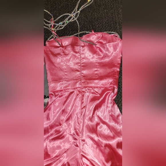 Luxedress Pink Rhinestone Rhomper - Picture 8 of 13